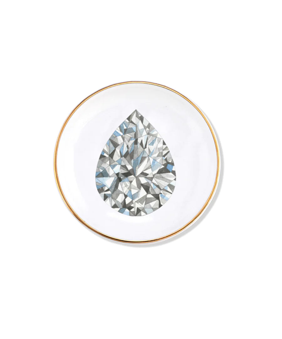 Pear Shape Diamond Ring Dish