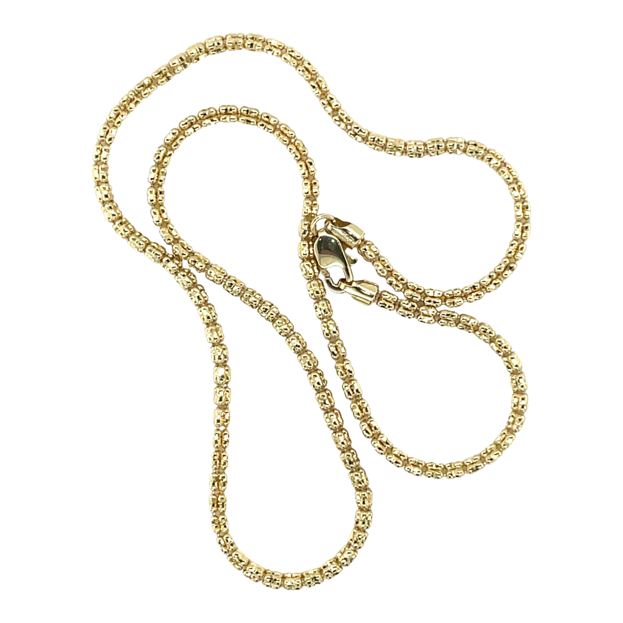 Textured Ice Chain - 14K/Yellow Gold – Lauren Sigman Collection