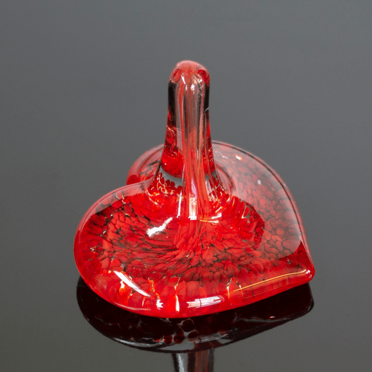 Ring Holder Heart/ Candy Red