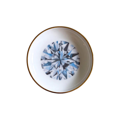 Round Brilliant Cut Diamond Ring Dish