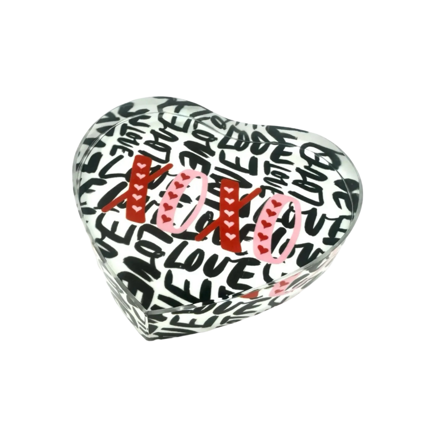 XOXO Love Heart Paperweight