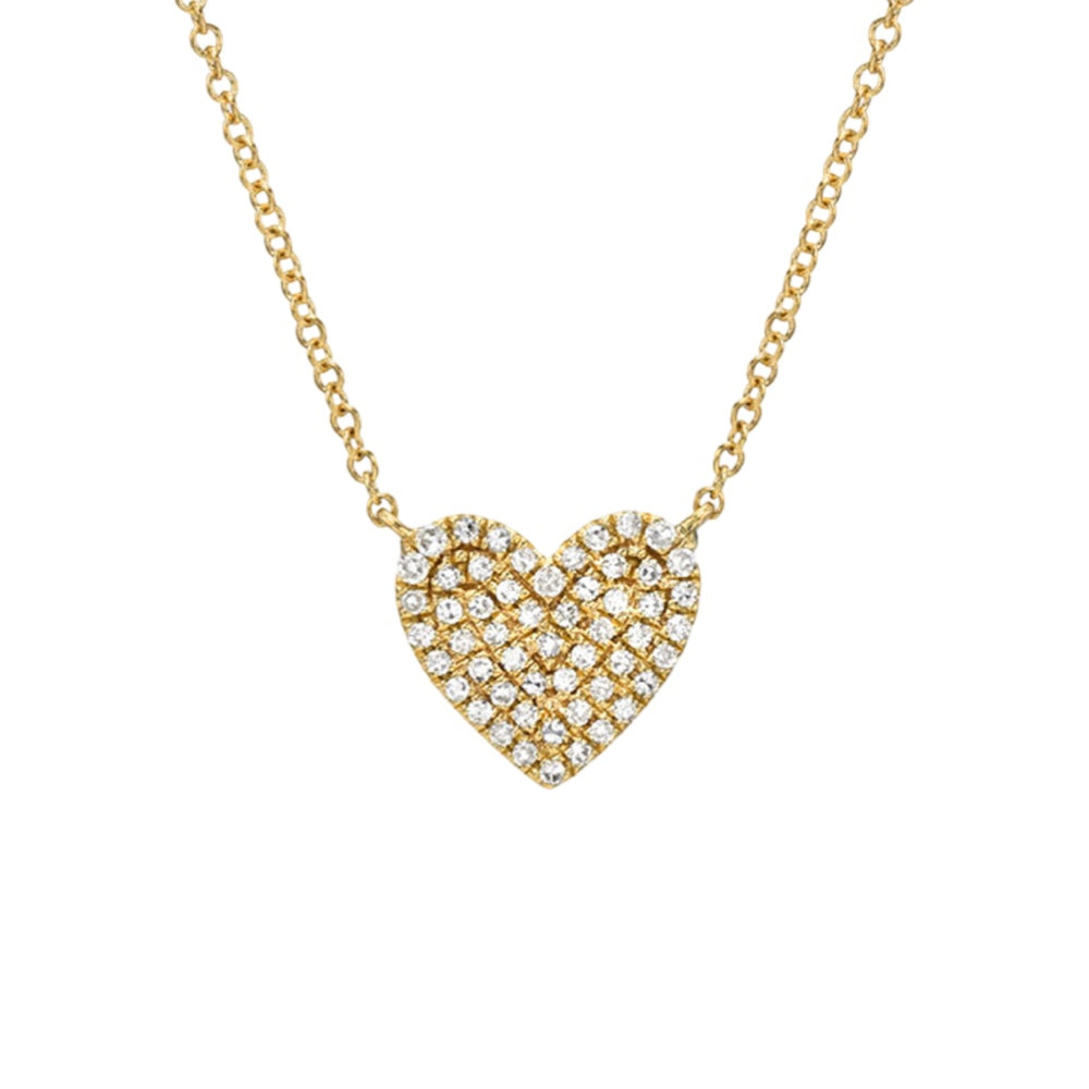 Diamond Queen of Hearts Necklace