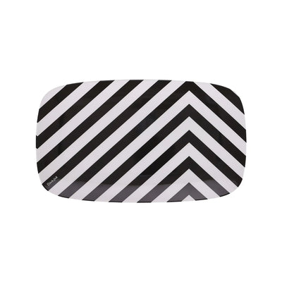 Black & White Small Rectangular Platter