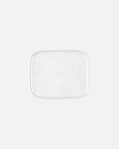 Unikko Small Plate/White/ 15x12cm