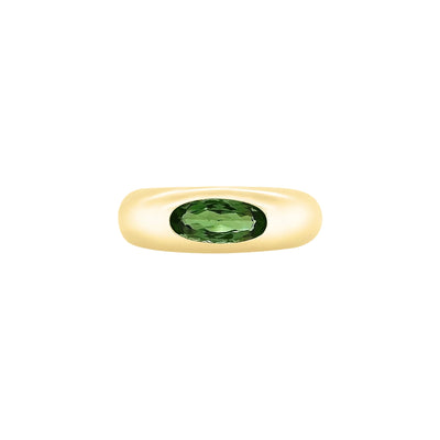Moval Green Tourmaline Nomad Ring