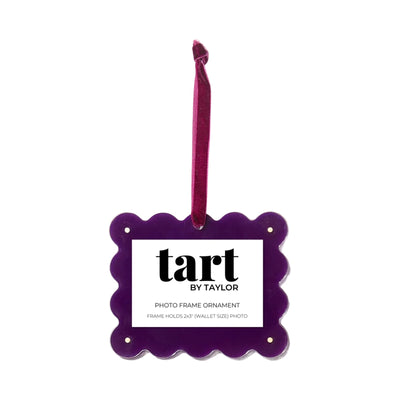 Plum Mini Frame Ornament