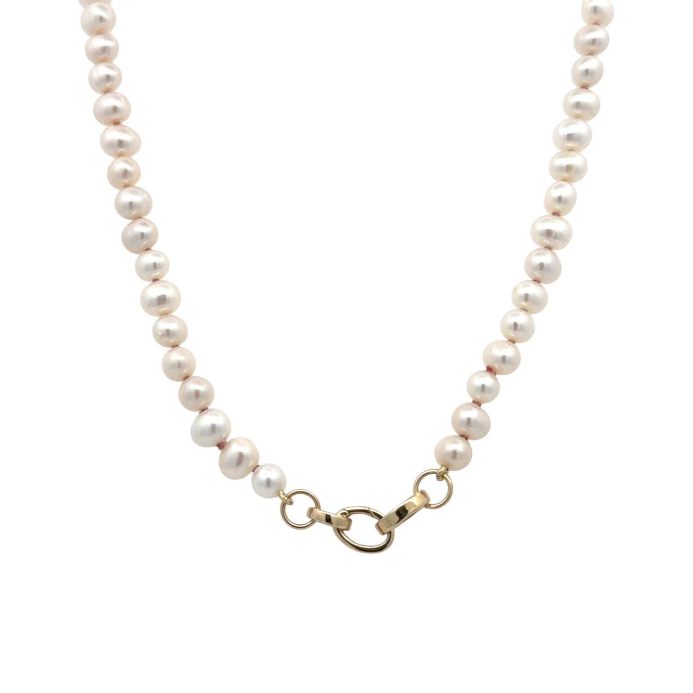 Pearl Necklace with Double Trigger-less Clasp