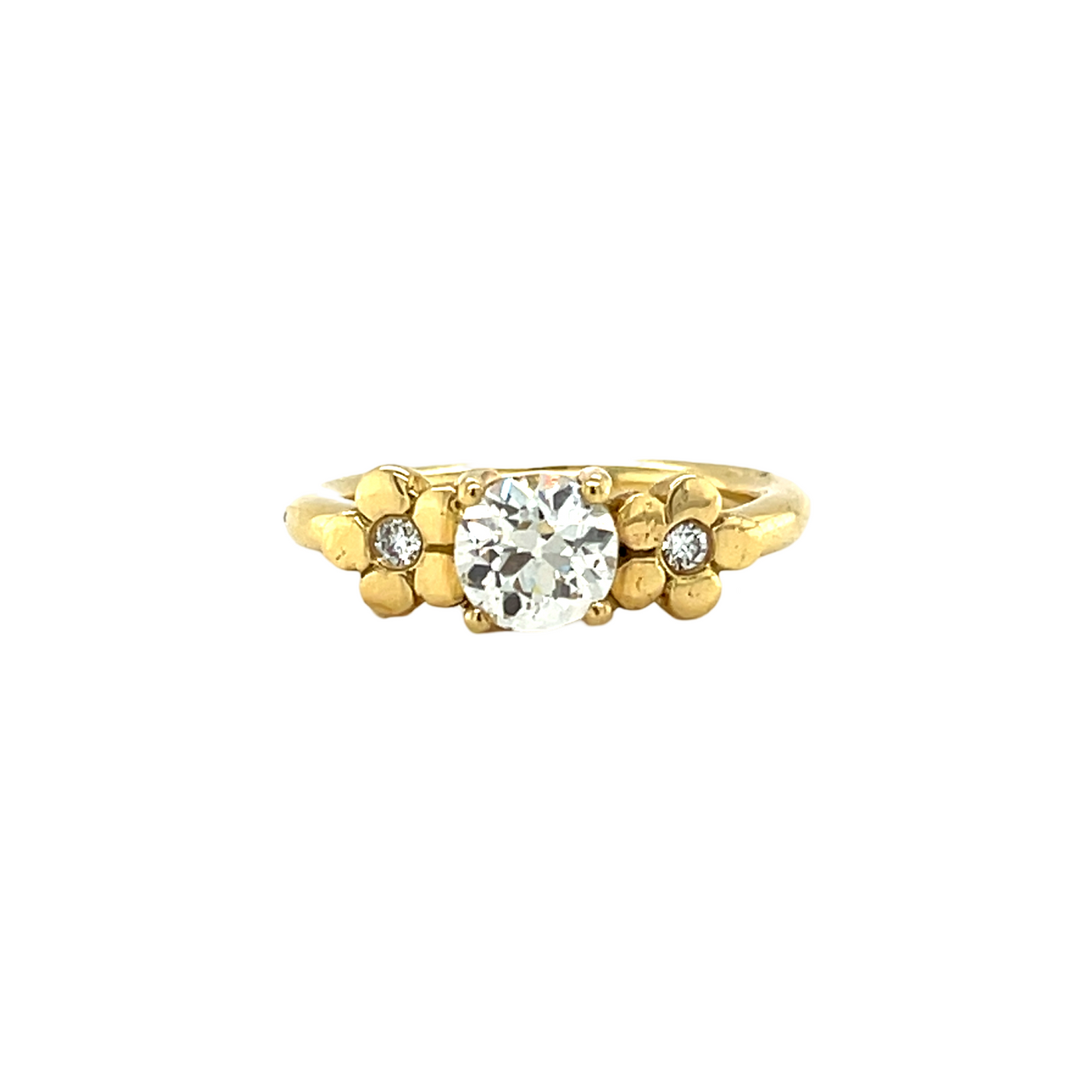 Cala Lily Ring in 18k Gold with Diamonds **check diamond** - Lauren Sigman Collection