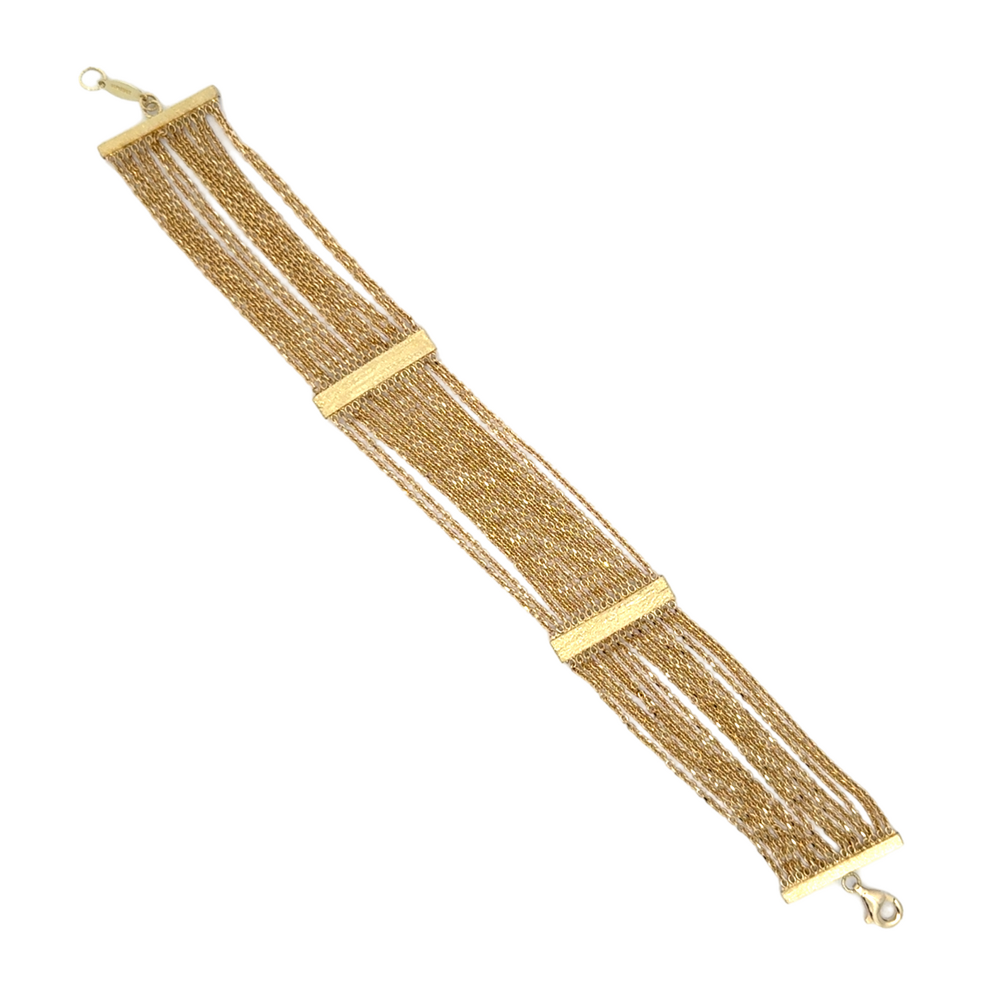 Gold Mesh Chain Bracelet