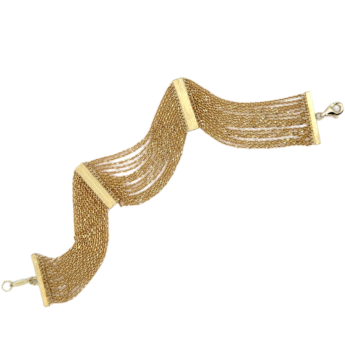 Gold Mesh Chain Bracelet