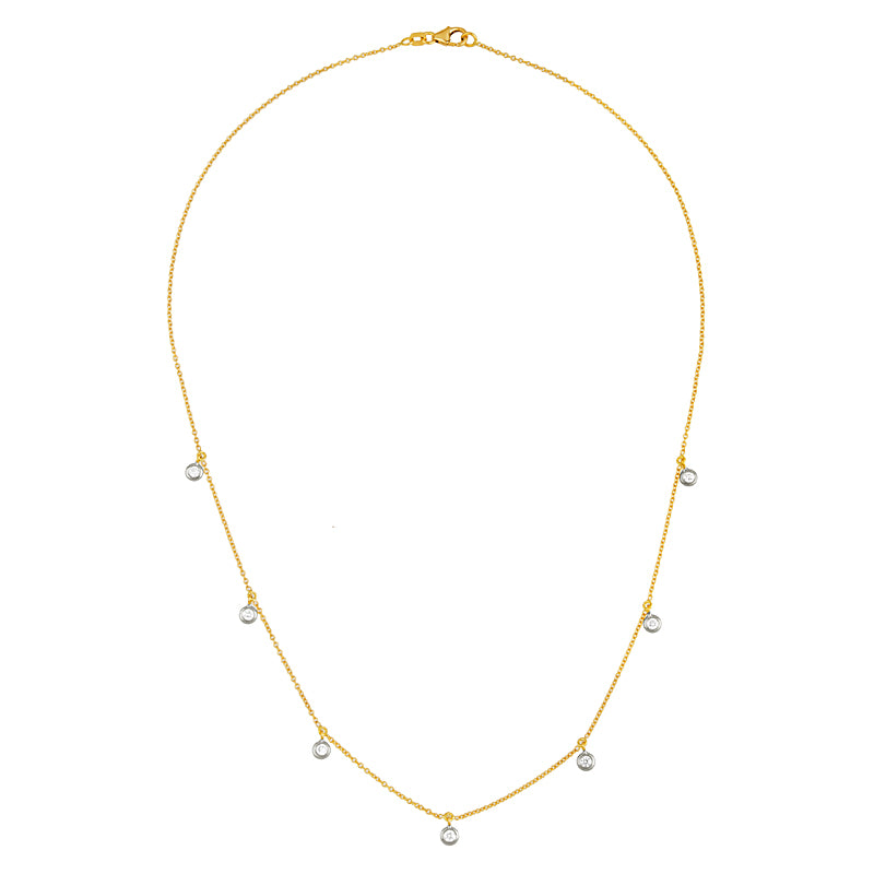 Confetti Diamond Necklace / 18k