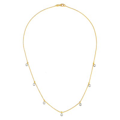 Confetti Diamond Necklace / 18k