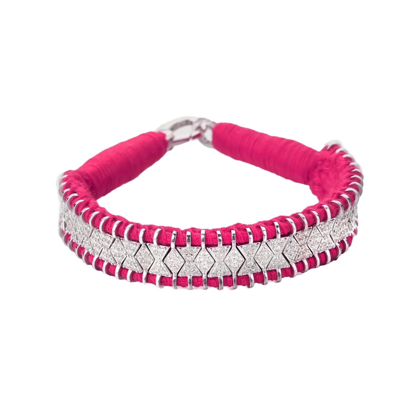 Janeiro Diamond & Pink Bracelet