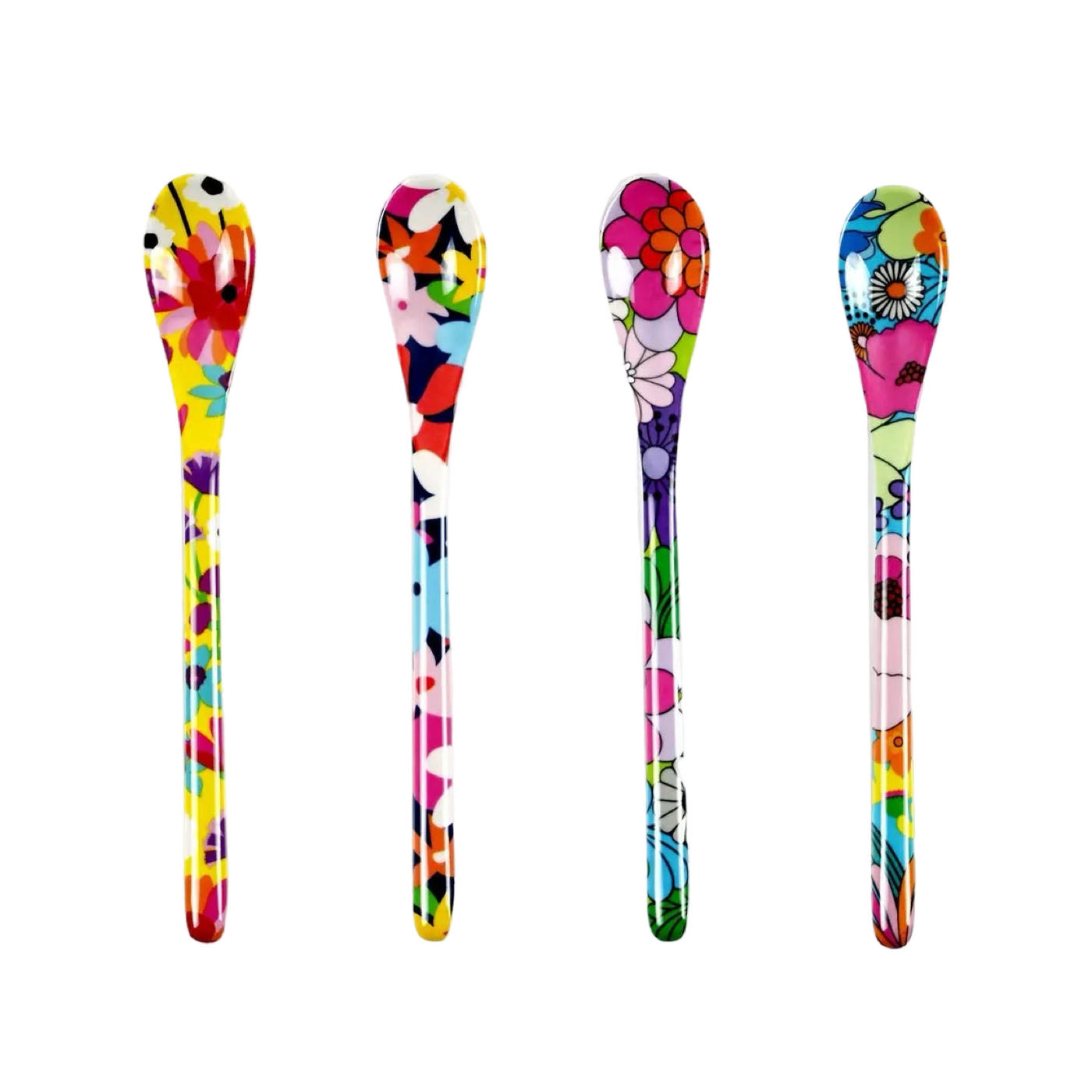 Dessert Spoons Set  - Garden Floral