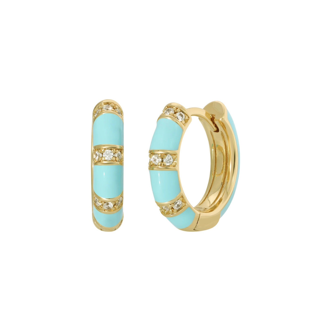 Lamill Blue Enamel Huggies