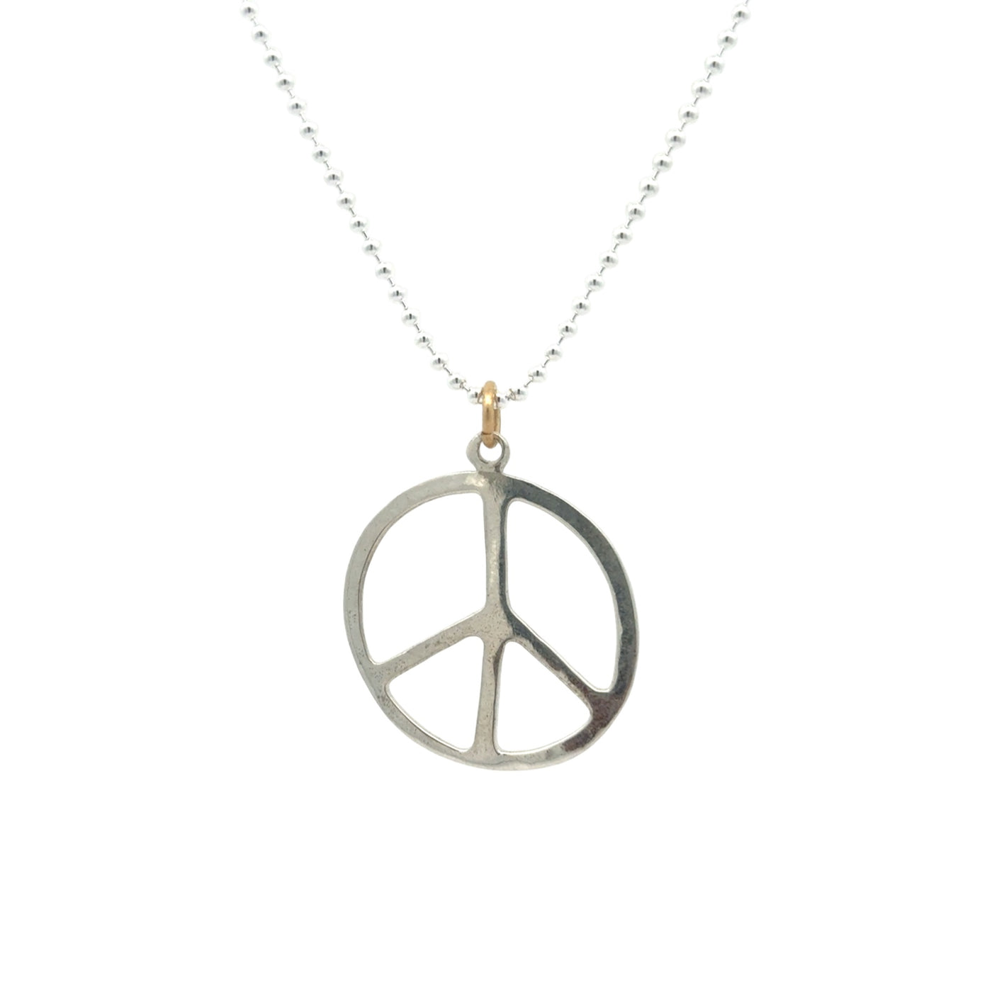 Peace Sign Charm Necklace