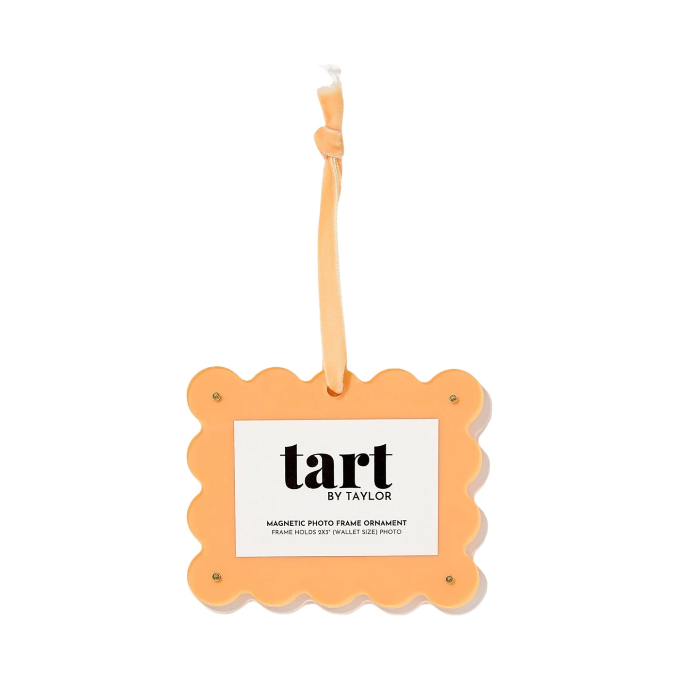 Orange Sherbert Mini Frame Ornament