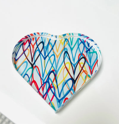 Graffiti Heart Paperweight