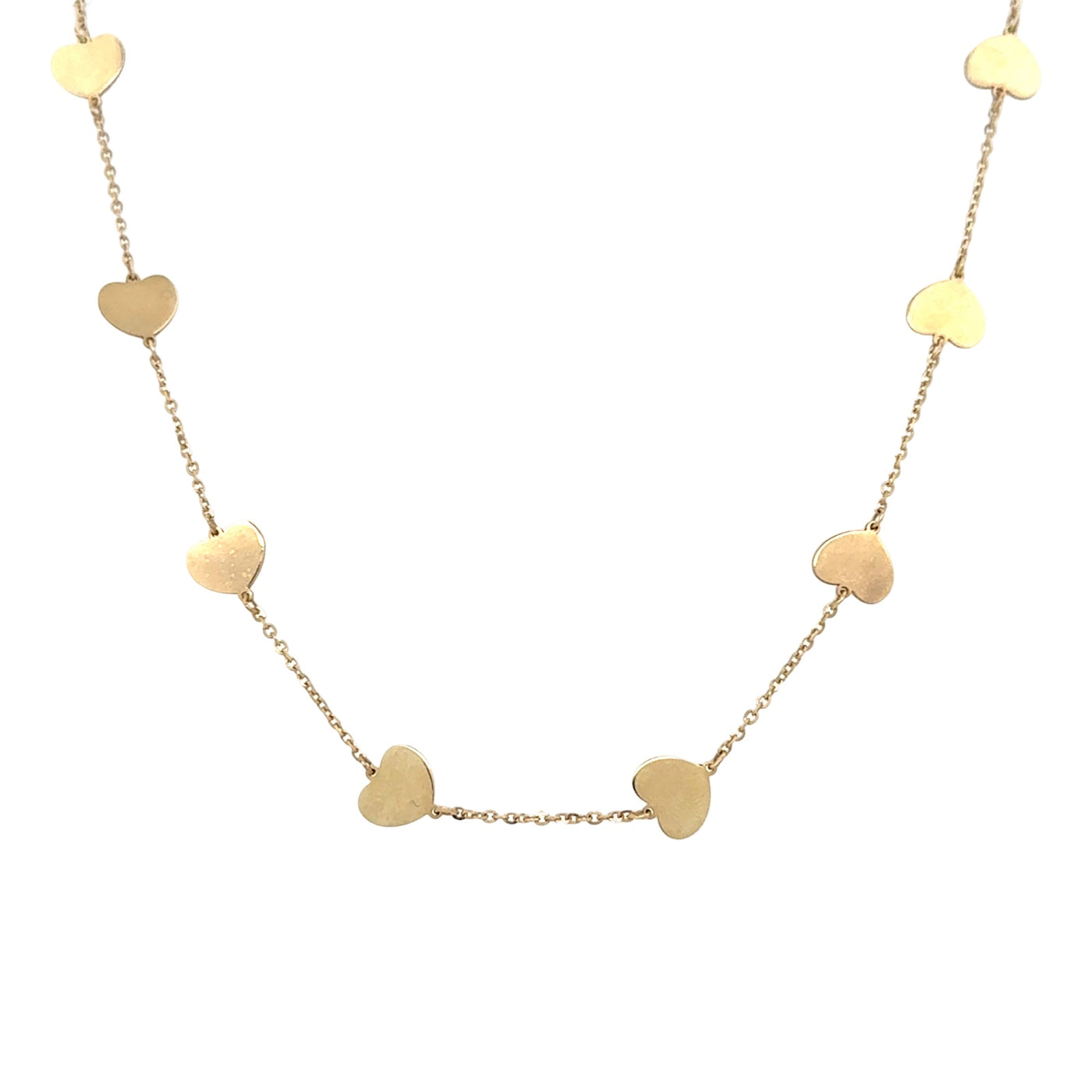 Gold Heart Station Chain