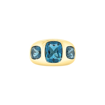 Elongated Cushion Cut Chunky Nomad Ring (Pre-Order)
