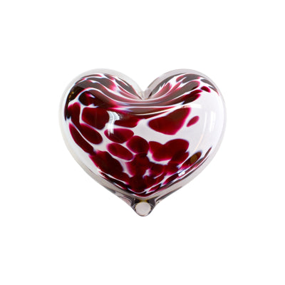 Heart Paperweight/Forget Me Not