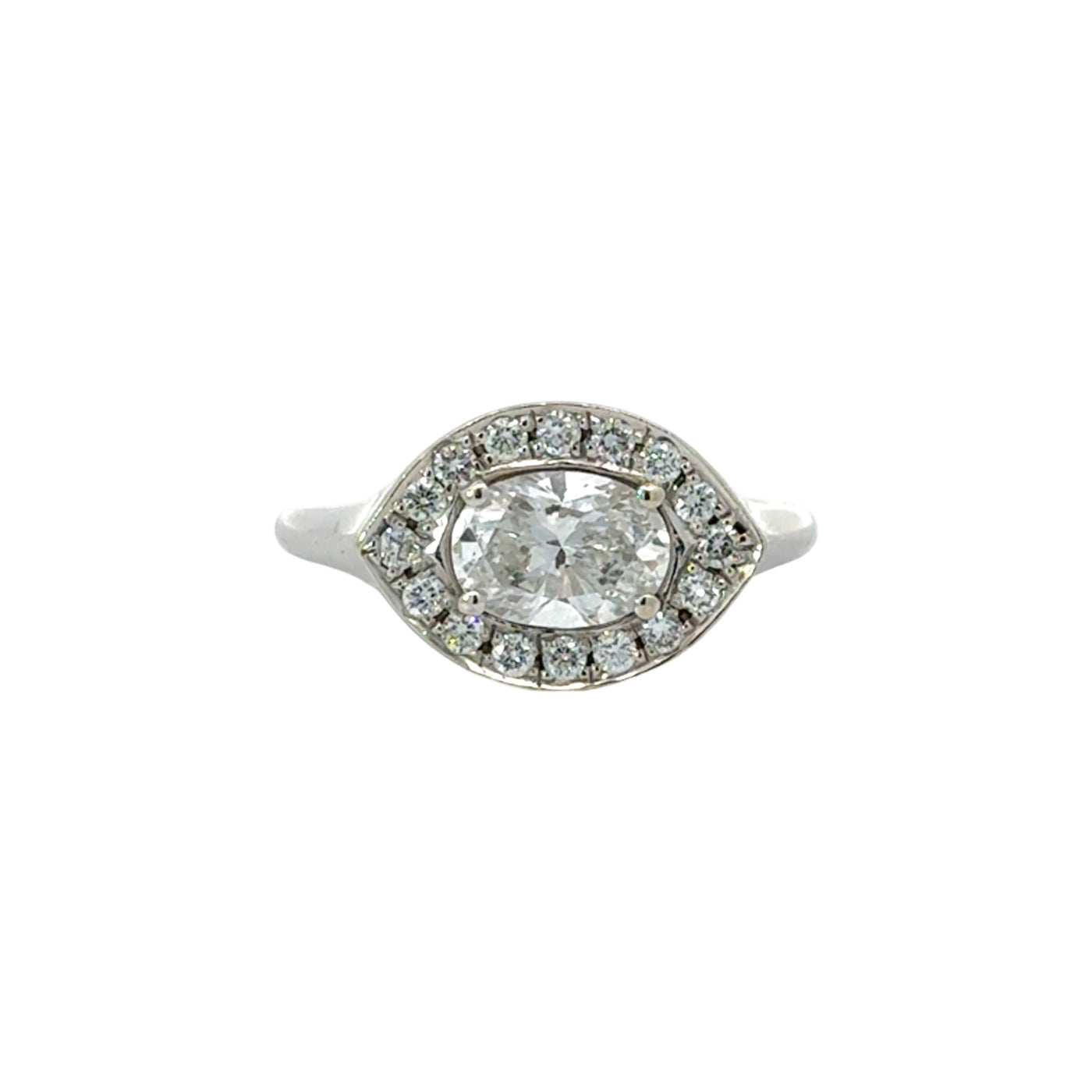 Azalea Diamond Ring / 18k White Gold