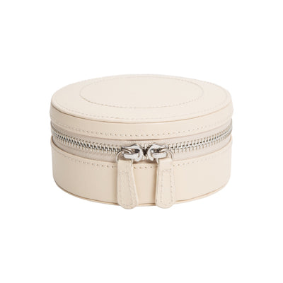 Sophia Round Zip Case - Ivory