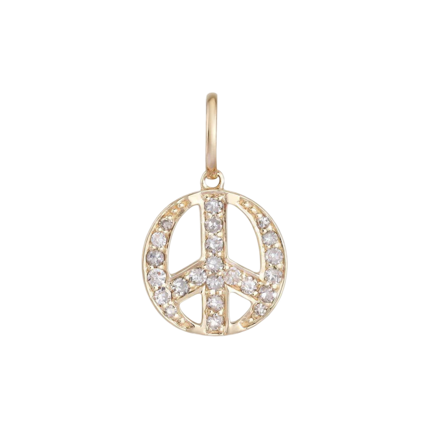 Diamond Peace Charm