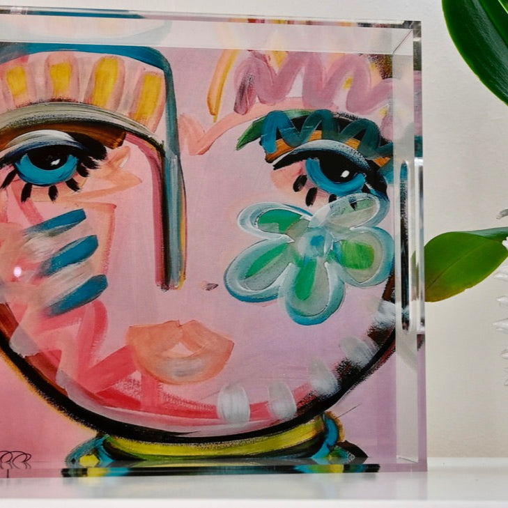 Ocean Eyes Acrylic Tray