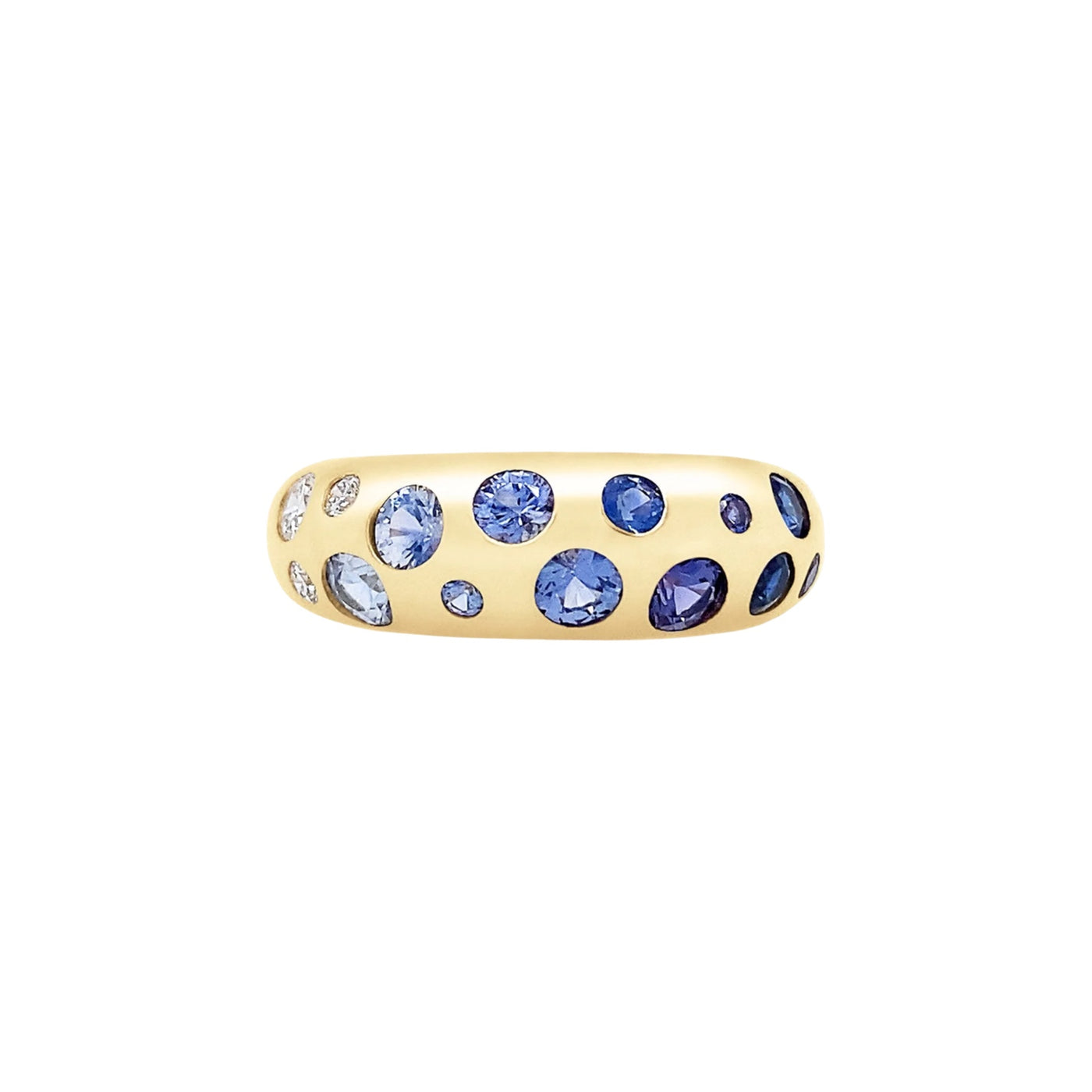 Blue Ombré Classic Nomad Ring