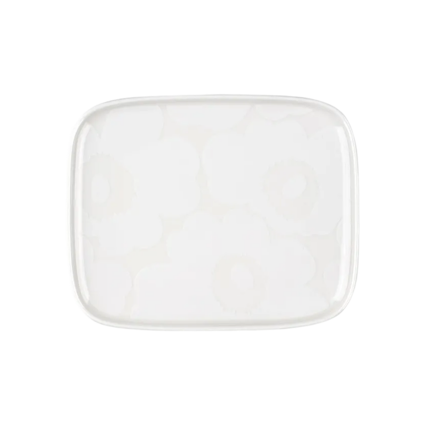 Unikko Small Plate/White/ 15x12cm