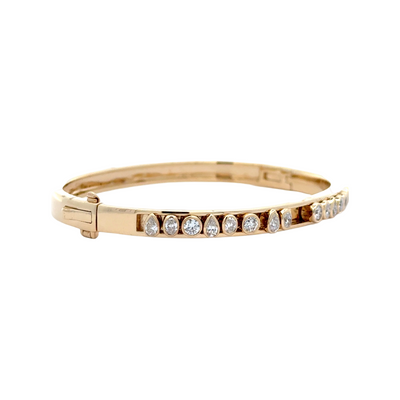 Diamond Slider Bangle