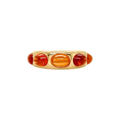 5 Oval Classic Nomad Ring - Spessartite Garnet (Pre-Order)