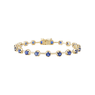 Blue Sapphire Tennis Bracelet