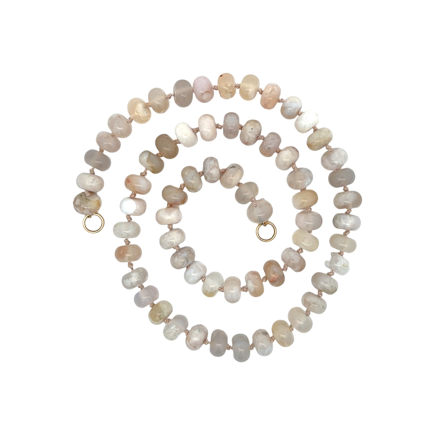 Agate Gemstone Bead Necklace
