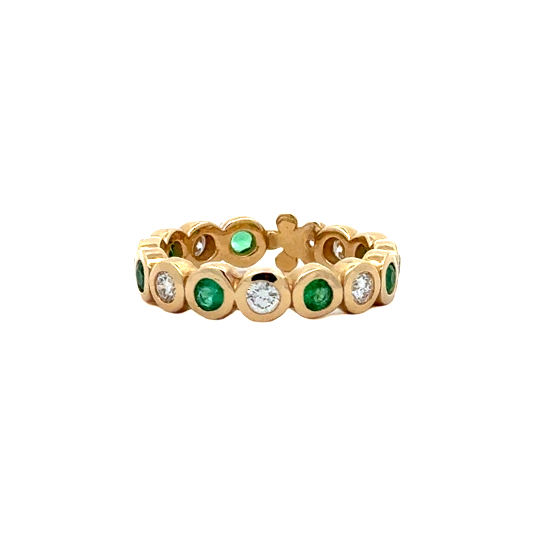 Emerald and Diamond Primrose Band