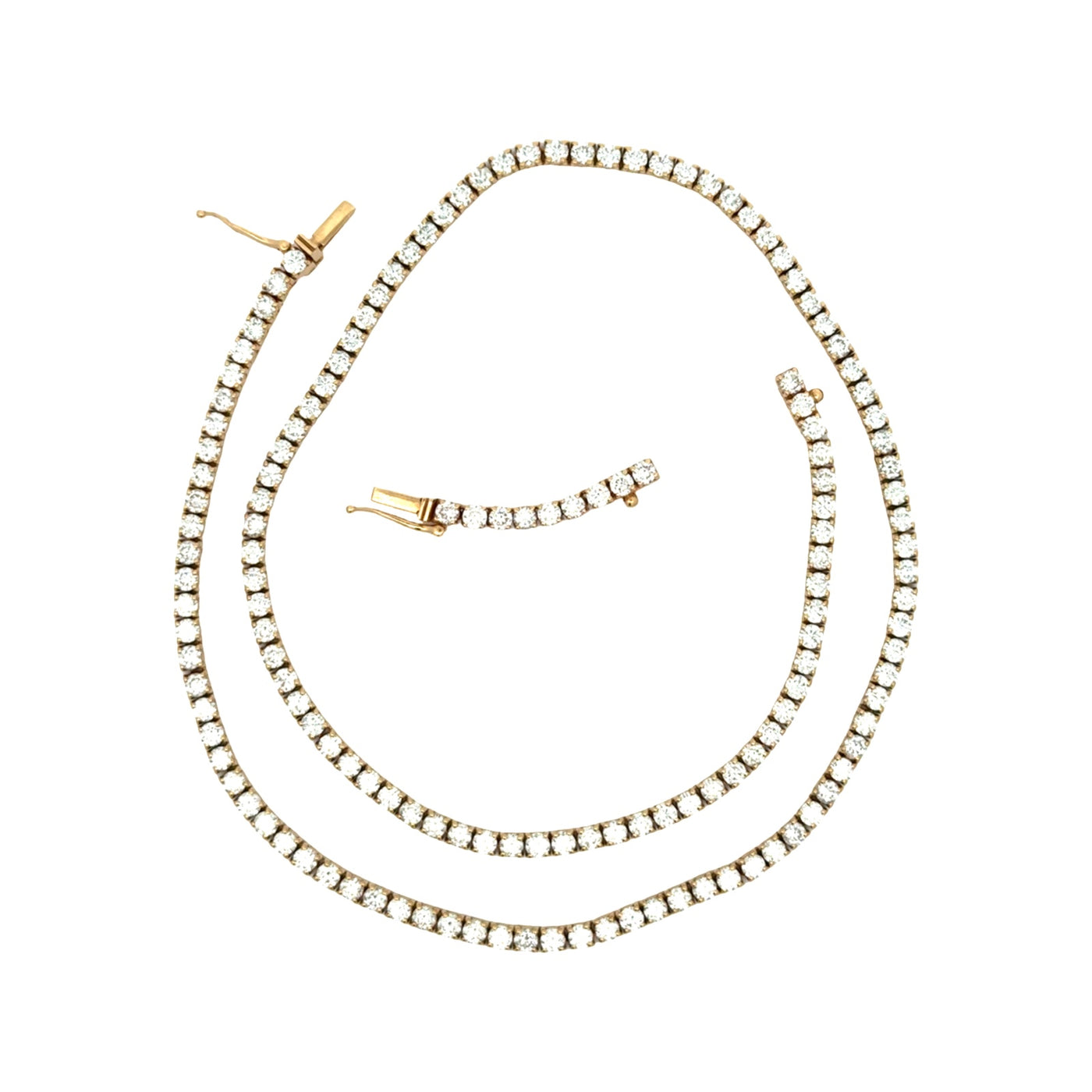 Tennis Necklace / 10 ctw