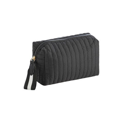 Ezra Small Black Cosmetic Pouch