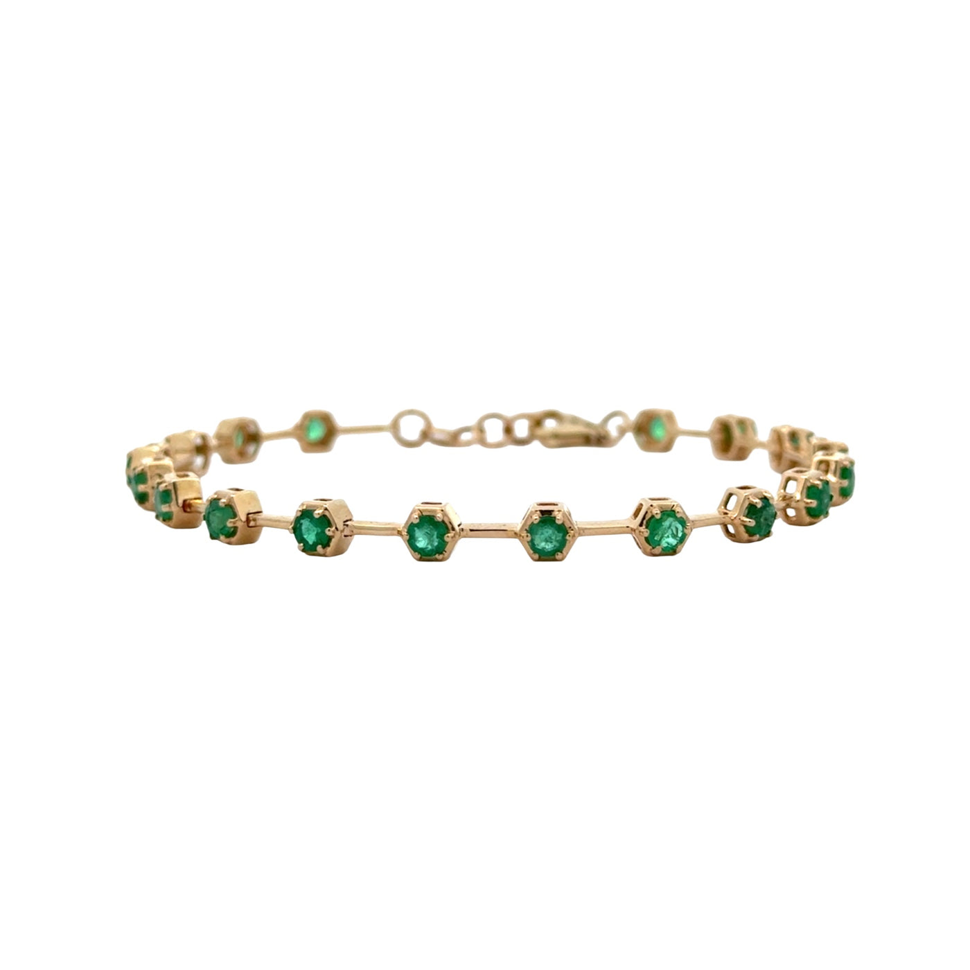 Emerald Segment Tennis Bracelet