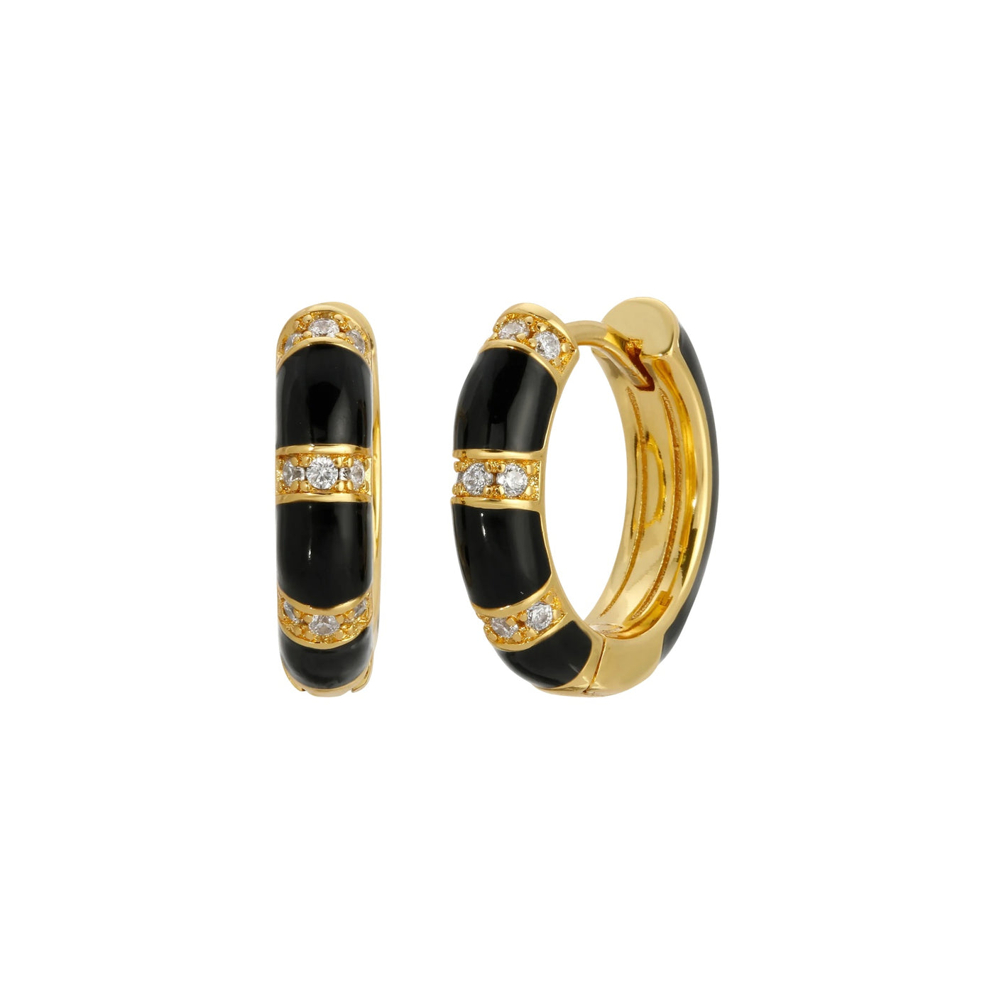 Lamill Black Enamel Huggies