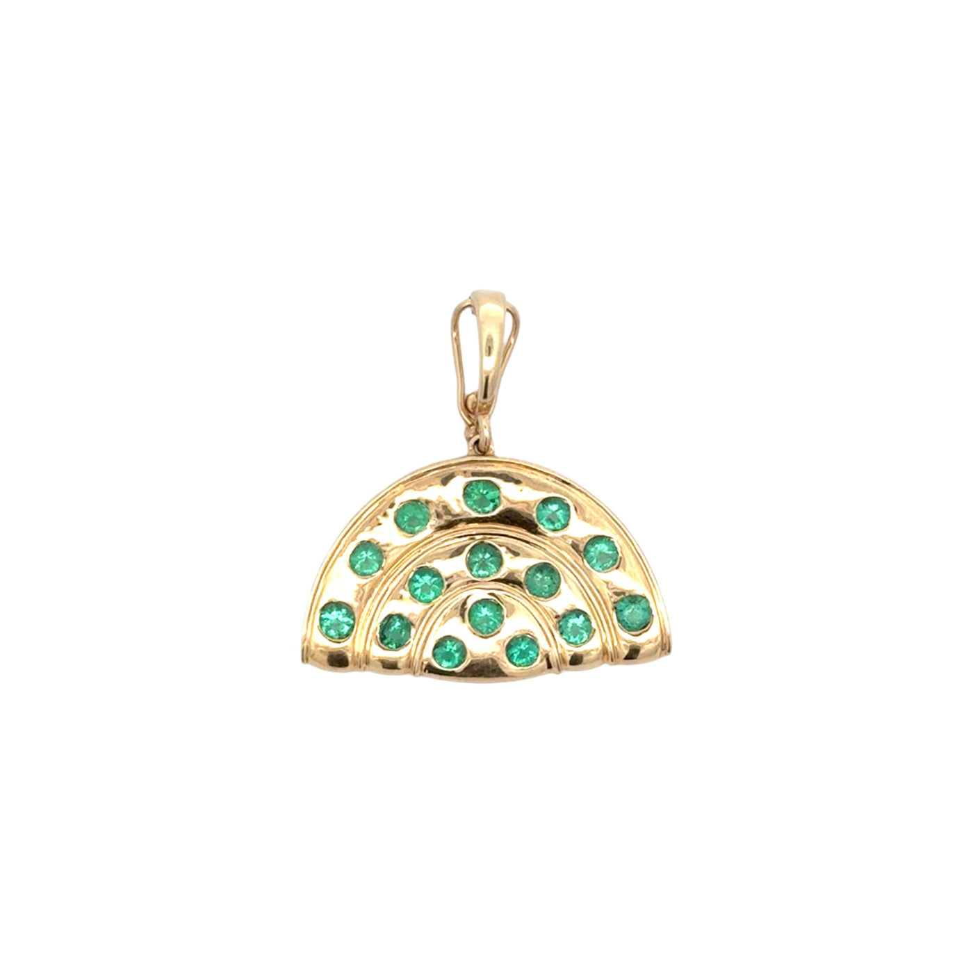 Emerald Rainbow Pendant
