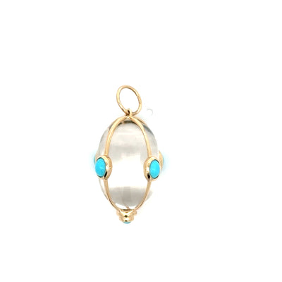 Crystal Orb Turquoise