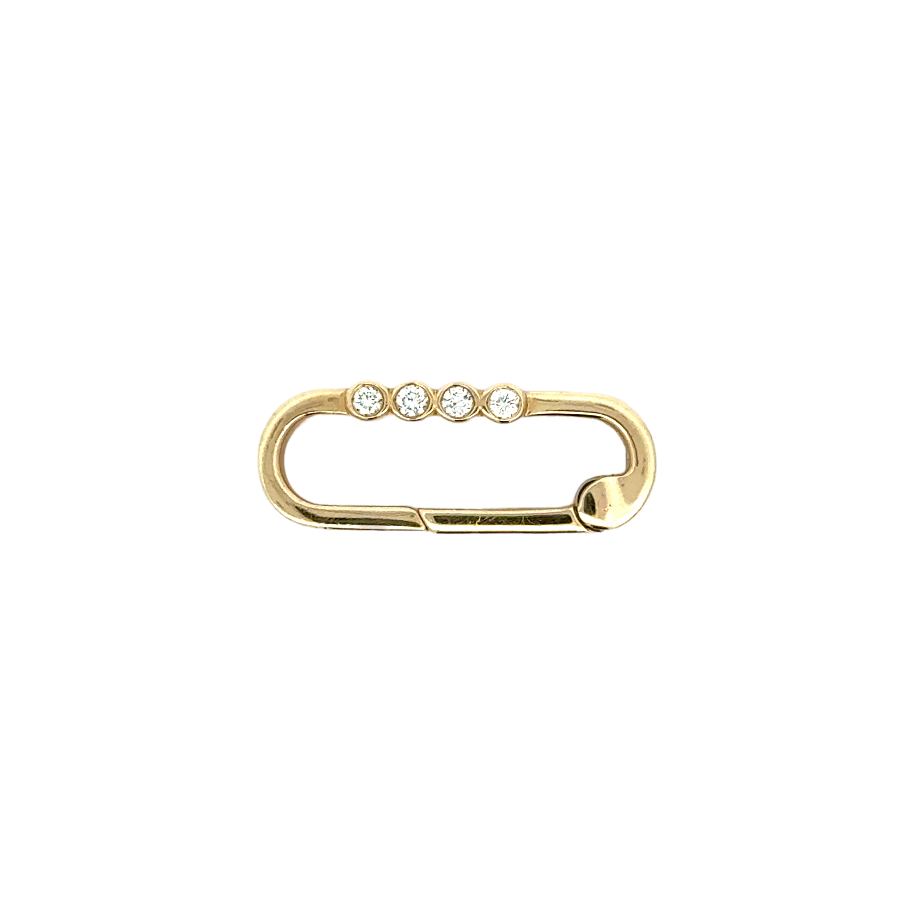 Diamond Paperclip Push Lock – Lauren Sigman Collection