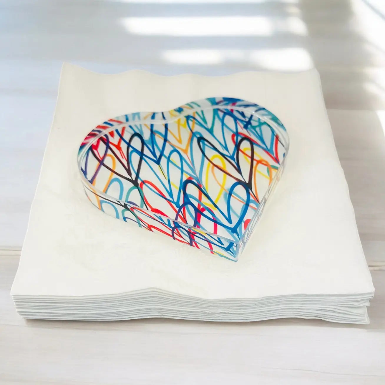 Graffiti Heart Paperweight