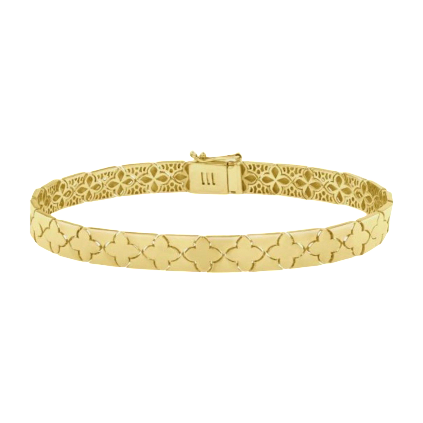 Flower Box Gold Bracelet