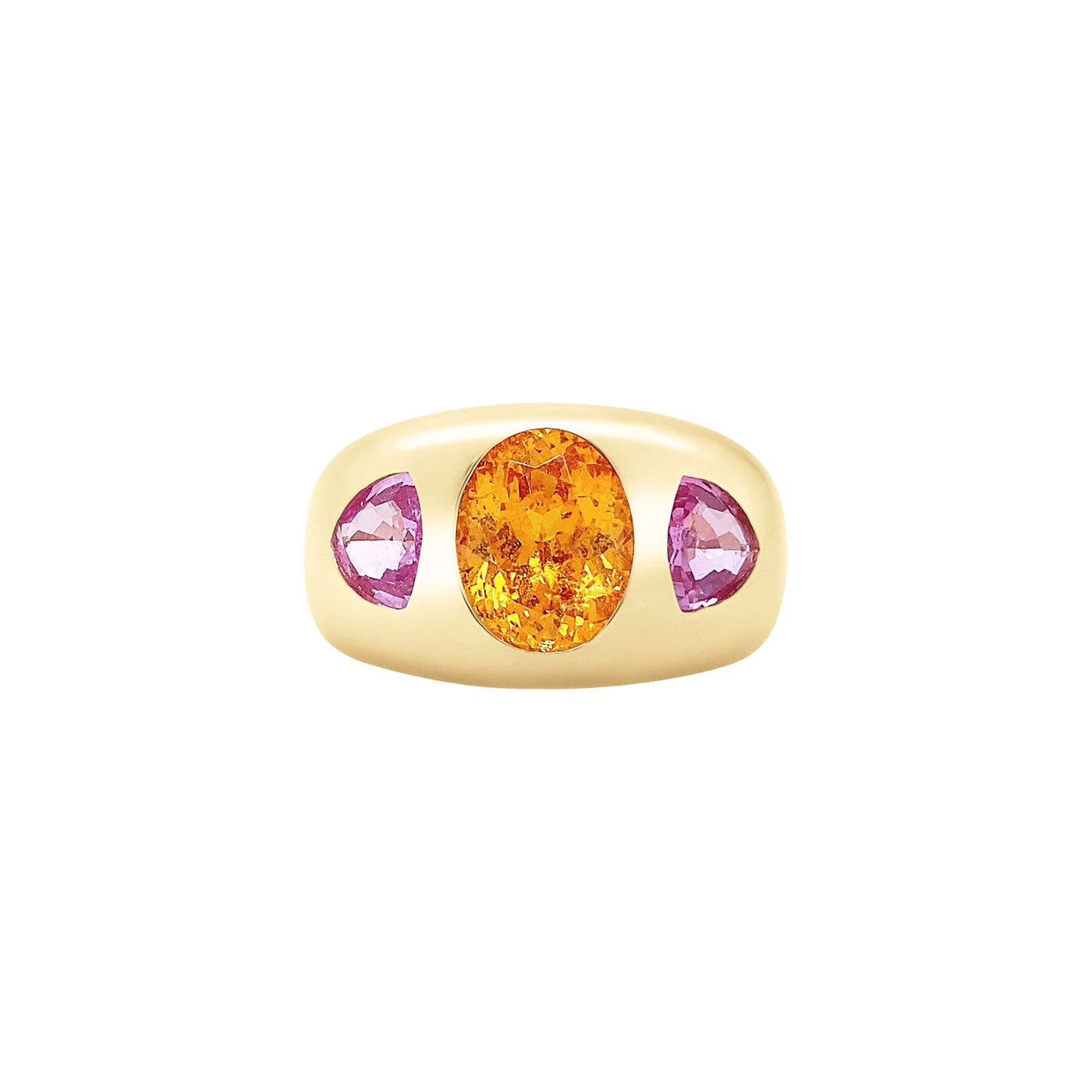 Oval & Trillion Chunky Nomad Ring (Pre-Order)