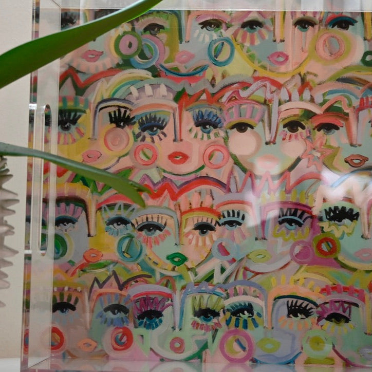 Cheeky Chicas Acrylic Tray