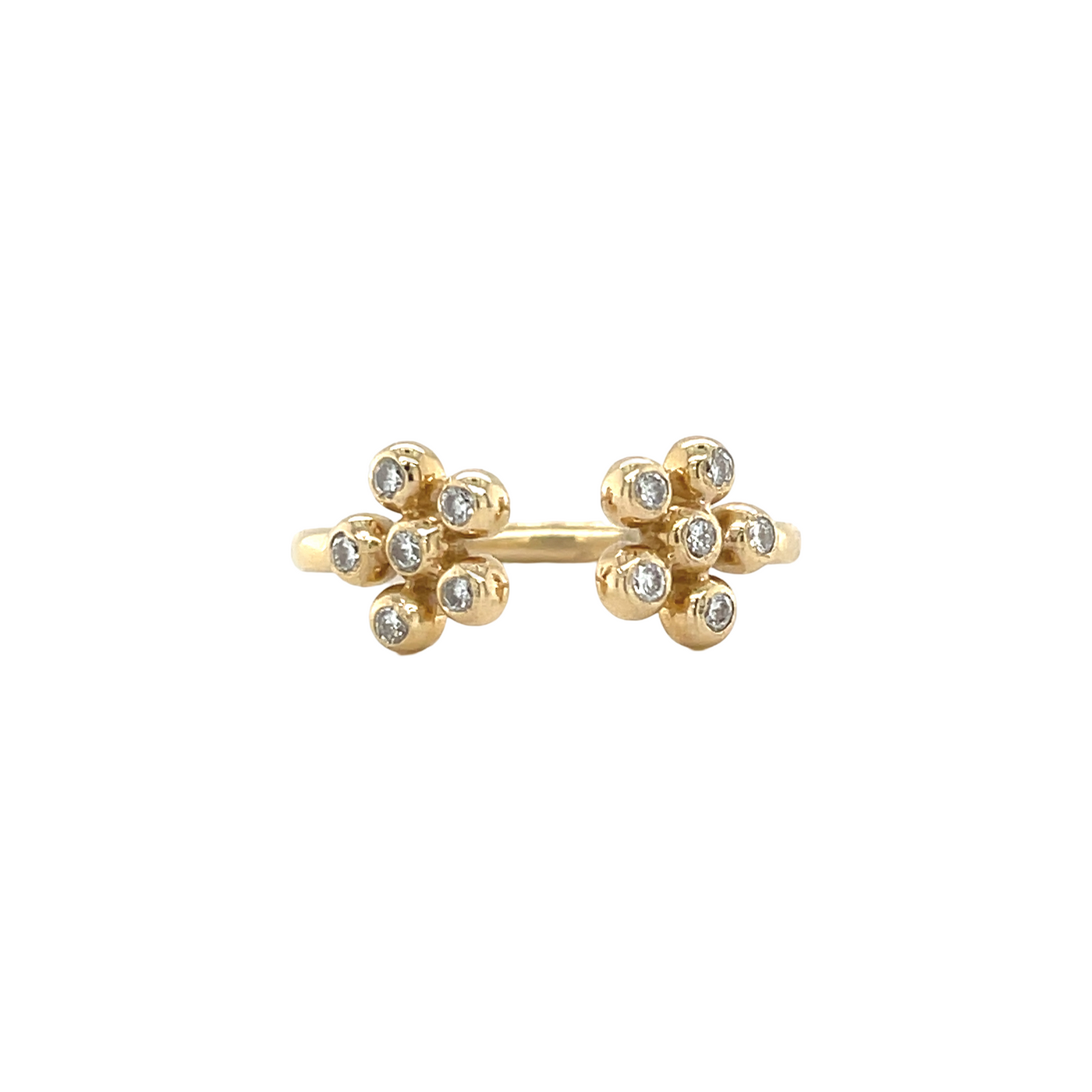 Pimpernel Ring in 18k Gold with Diamonds