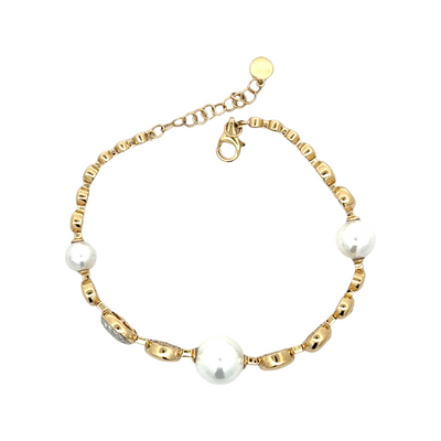 Pearl and Diamond Bracelet