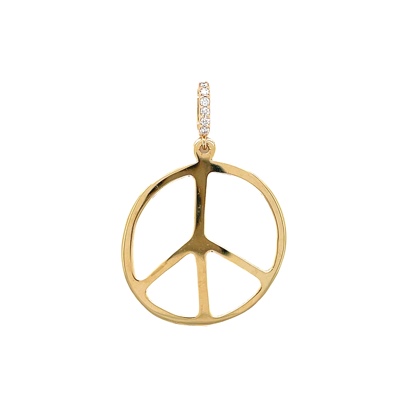 Gold Peace Pendant